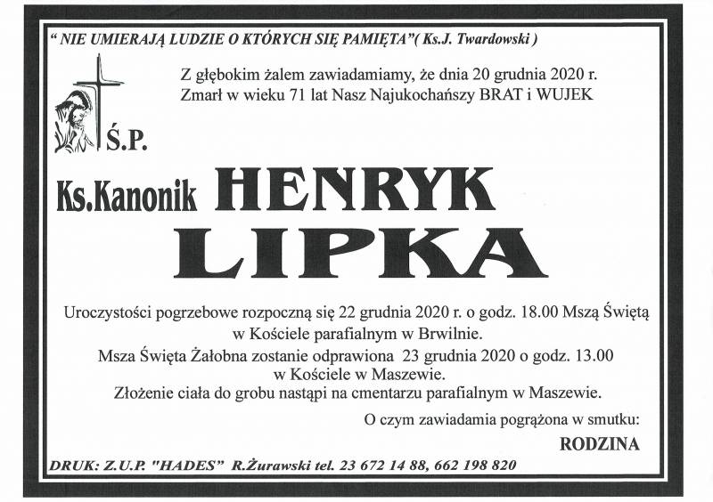 HENRYK LIPKA