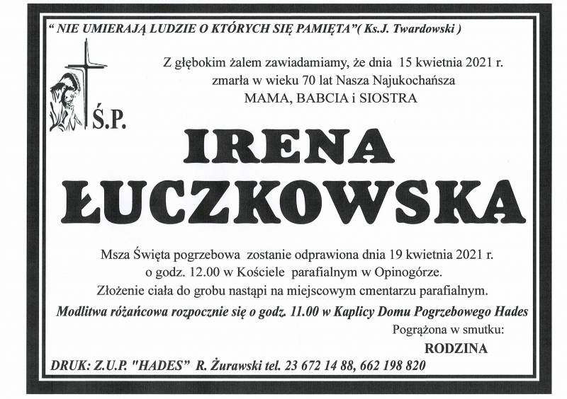 IRENA ŁUCZKOWSKA