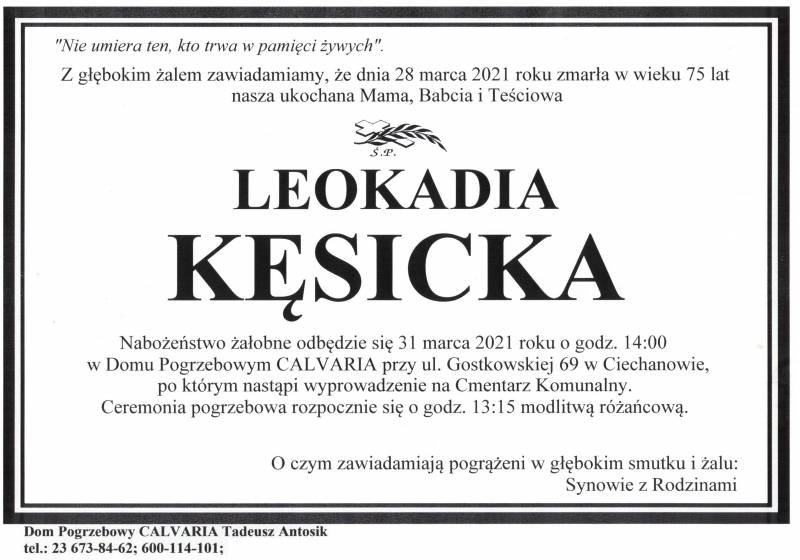 Leokadia Kęsicka