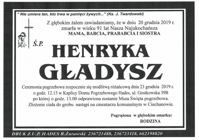 Henryka Gładysz