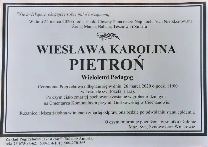 Wiesława Karolina Pietroń
