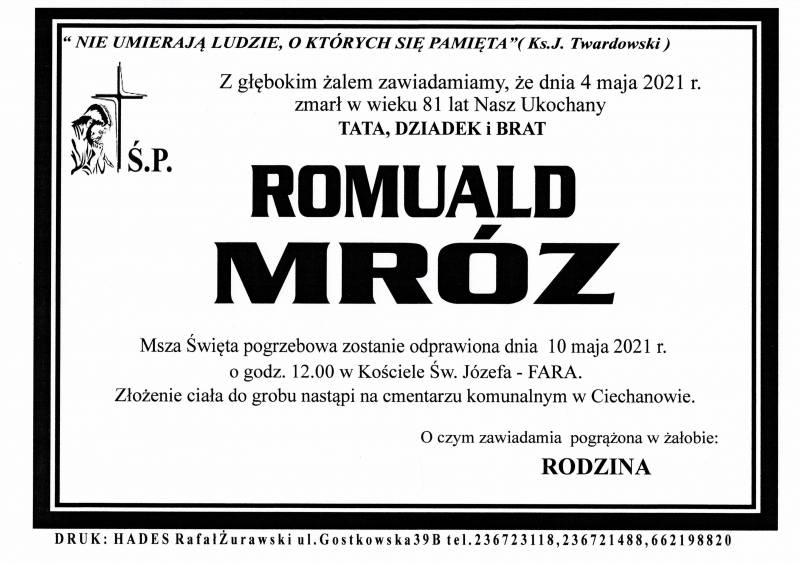 ROMUALD MRÓZ