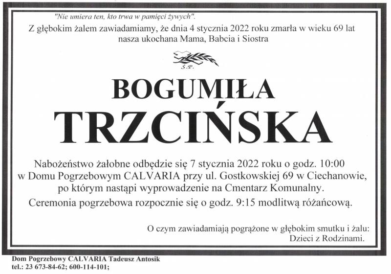 Bogumiła Trzcińska