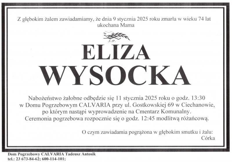 Eliza Wysocka