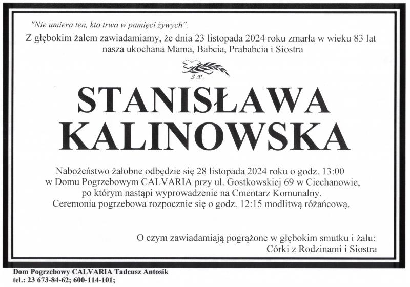 Stanisałwa Kalinowska