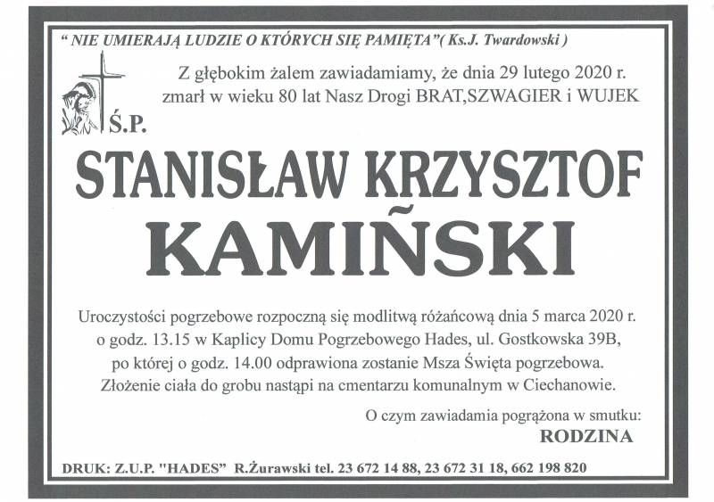 Stanisław Krzysztof Kamiński
