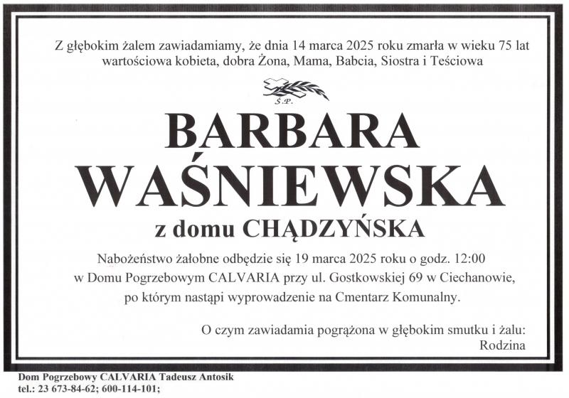 Barbara Waśniewska