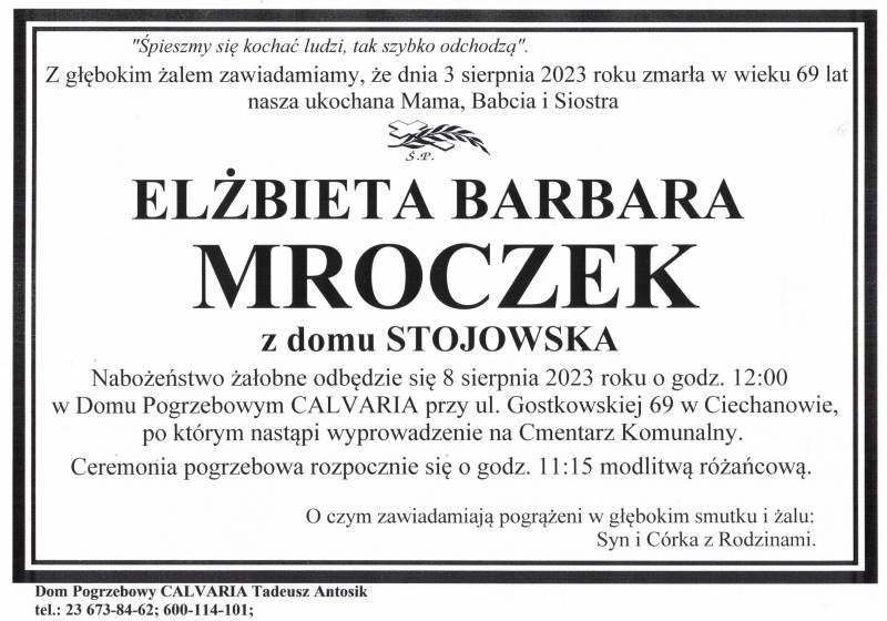 Elżbieta Barbara Mroczek