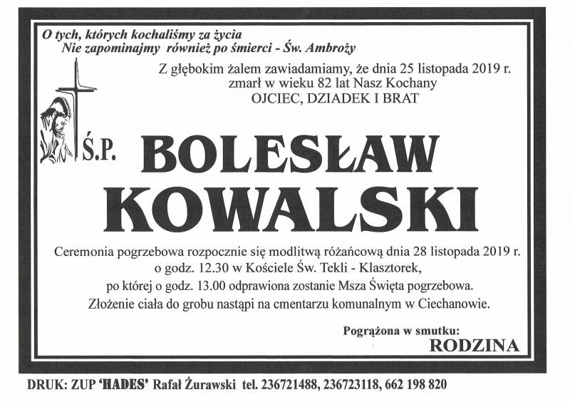 Bolesław Kowalski
