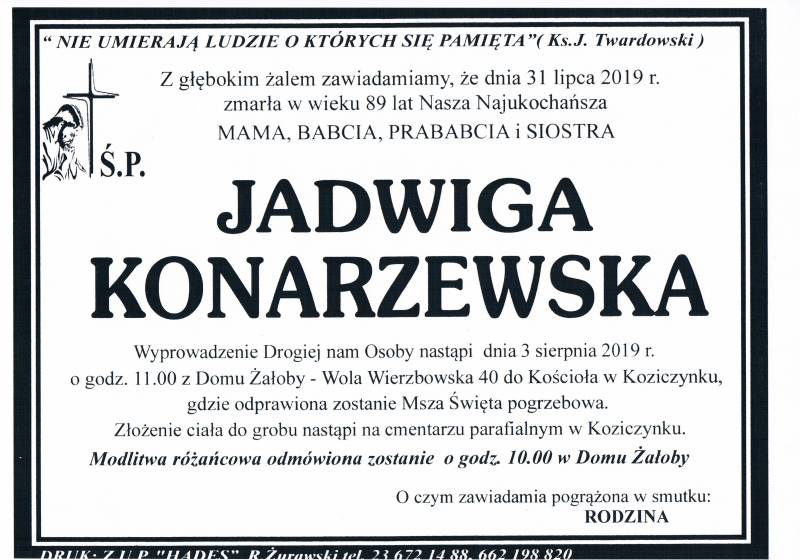 Jadwiga Konarzewska