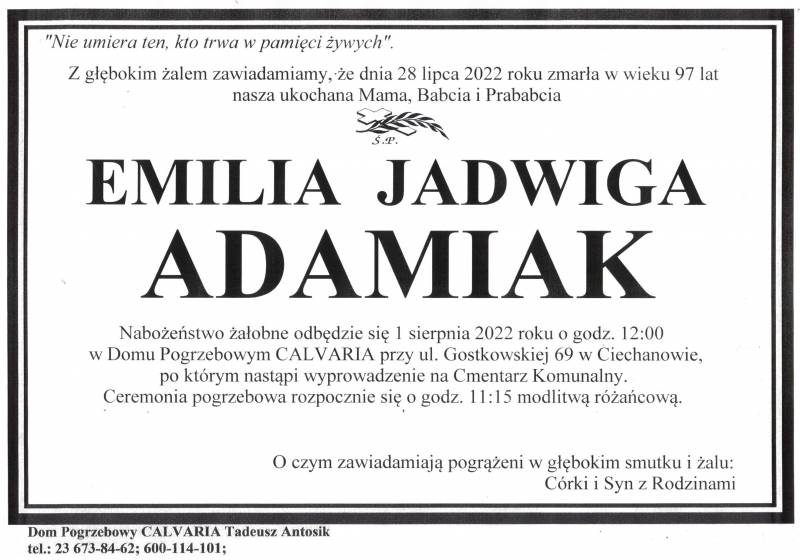 Emilia Jadwiga Adamiak