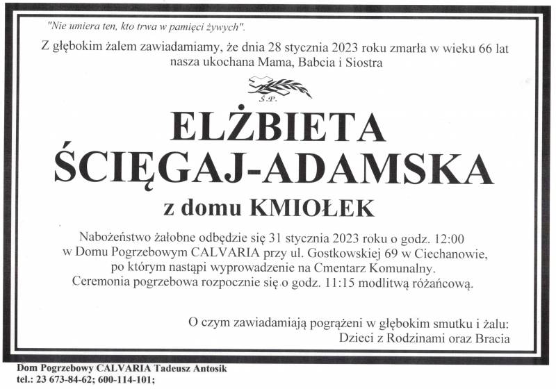 Elżbieta Ścięgaj-Adamska