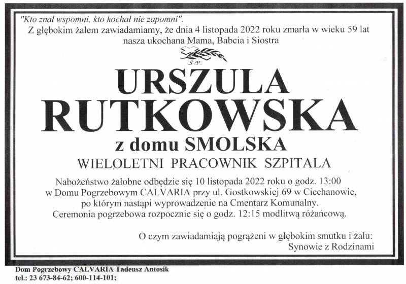 Urszula Rutkowska