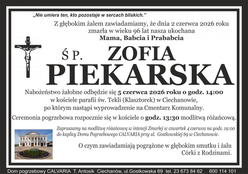 Zofia Piekarska