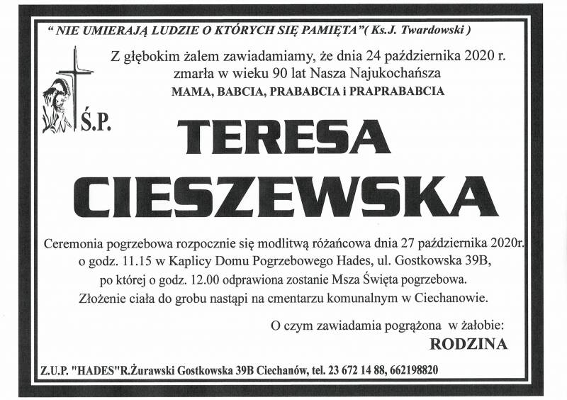 TERESA CIESZEWSKA