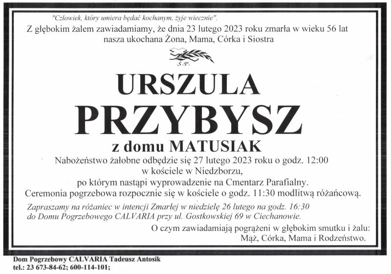 Urszula Przybysz