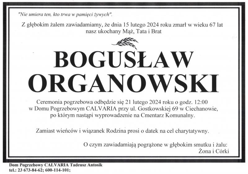 Bogusław Organowski