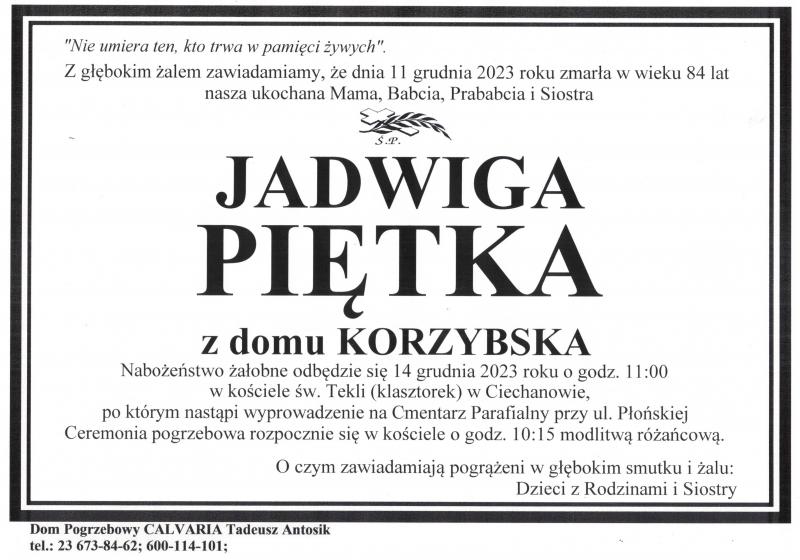 Jadwiga Piętka
