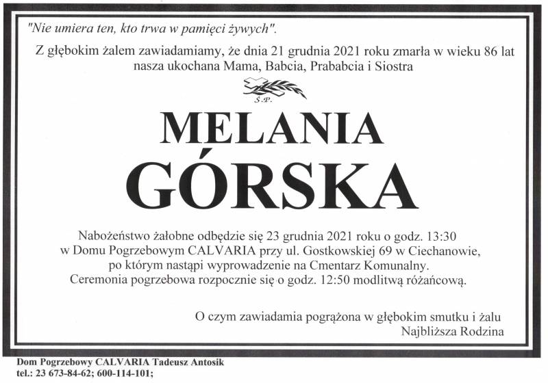 Melania Górska