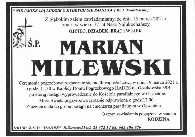 MARIAN MILEWSKI