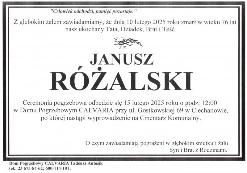 Janusz Różalski