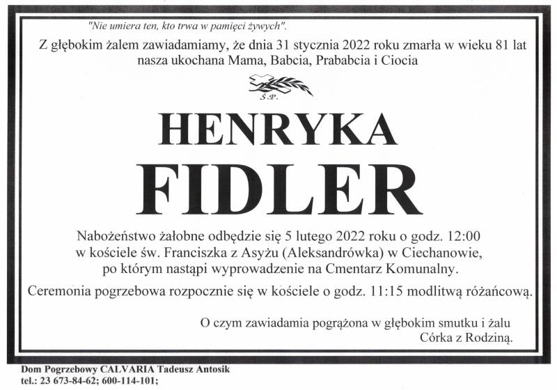 Henryka Fidler