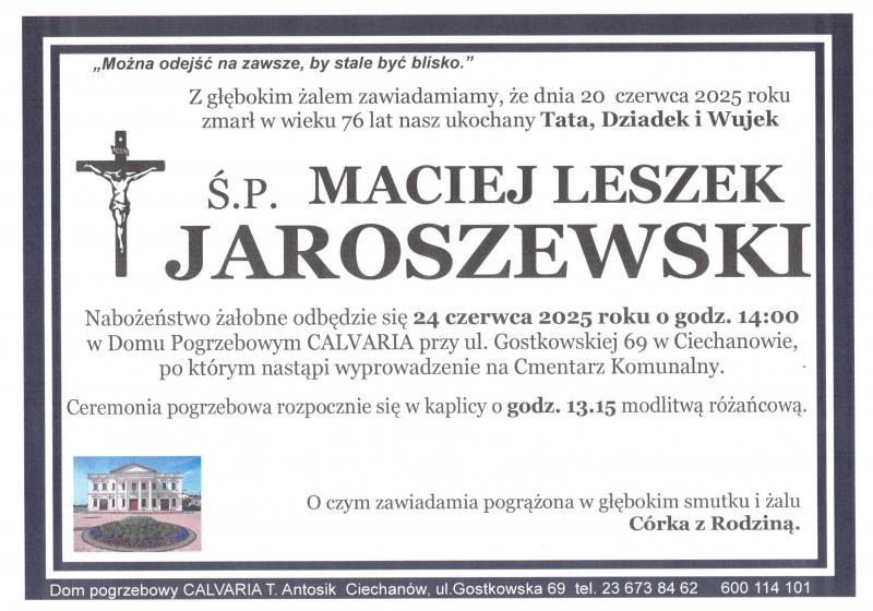 Maciej Leszek Jaroszewski