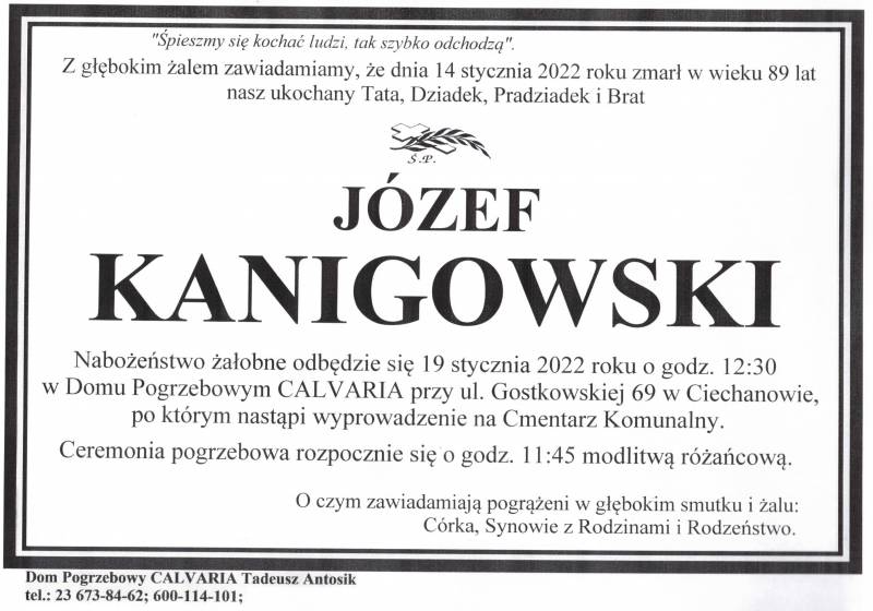 Józef Kanigowski