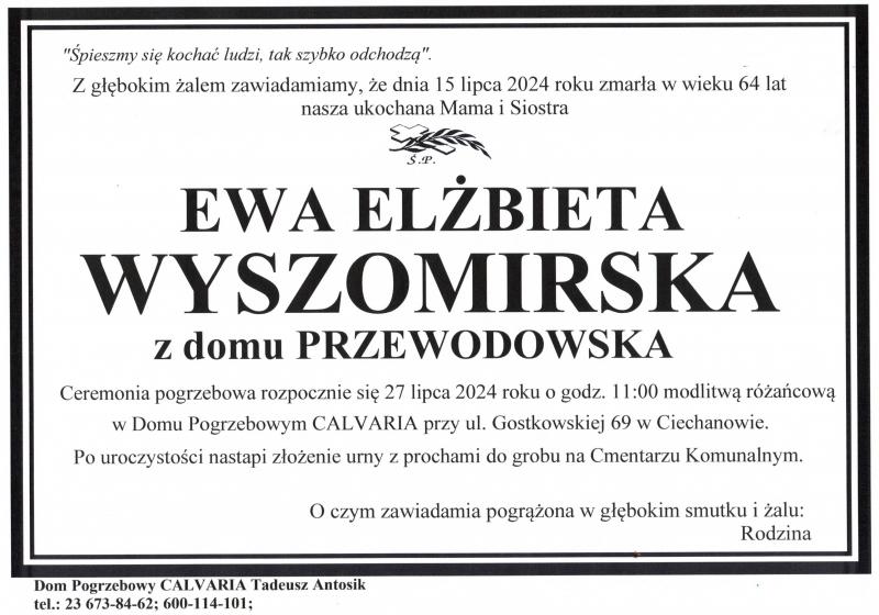 Ewa Elżbieta Wyszomirska