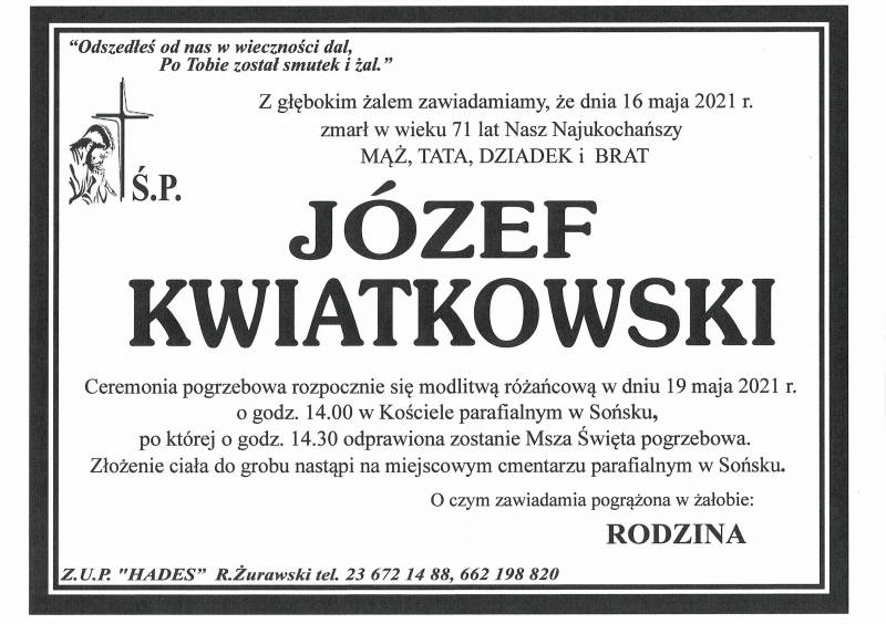 JÓZEF KWIATKOWSKI