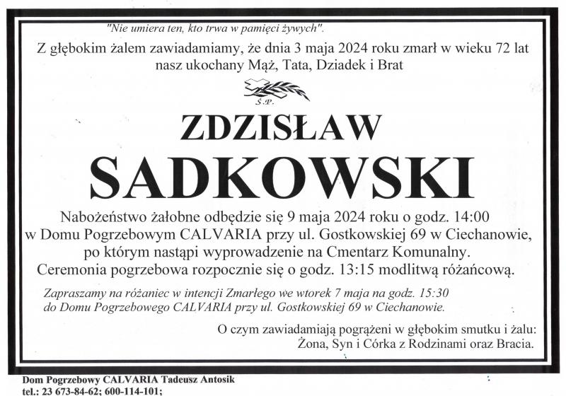 Zdzisław Sadkowski