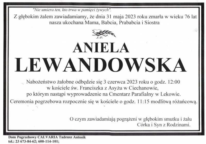 Aniela Lewandowska