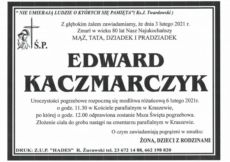 EDWARD KACZMARCZYK
