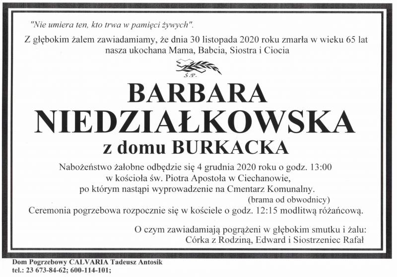 Barbara Niedziałkowska
