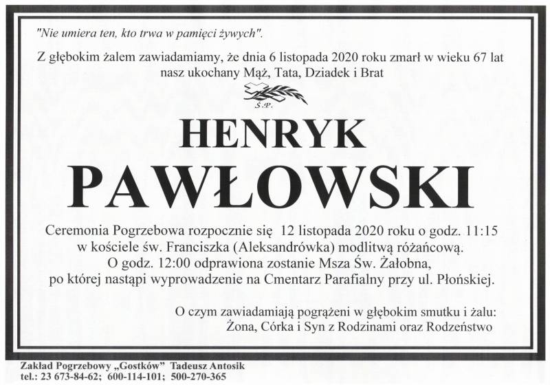 Henryk Pawłowski
