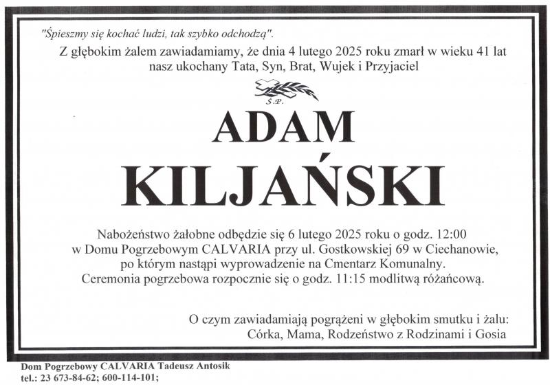 Adam Kiljański