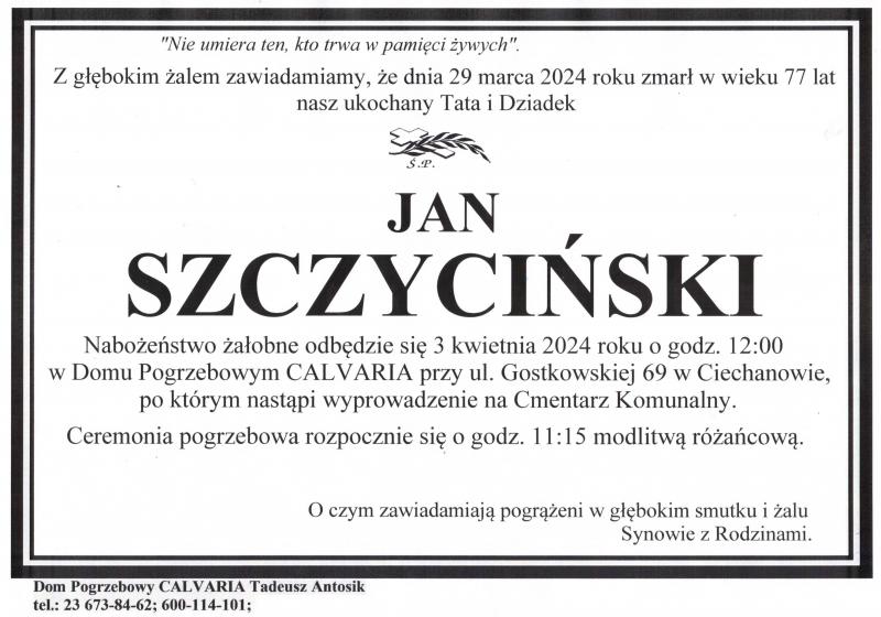 Jan Szczyciński