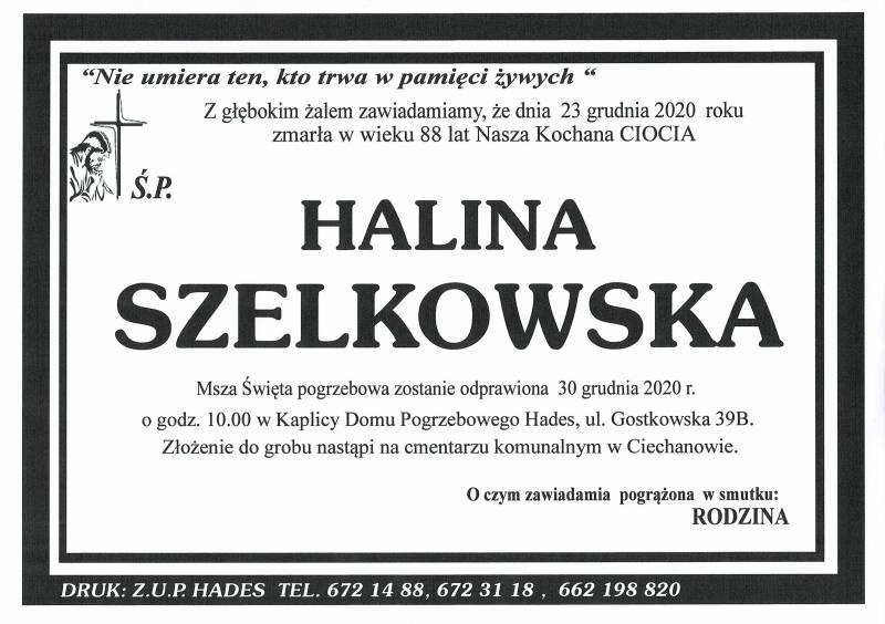 HALINA SZELKOWSKA
