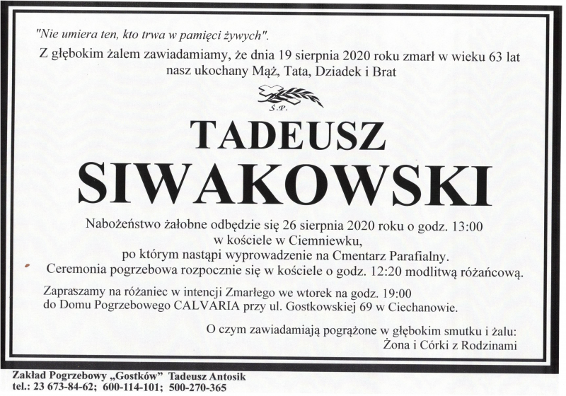 Tadeusz Siwakowski