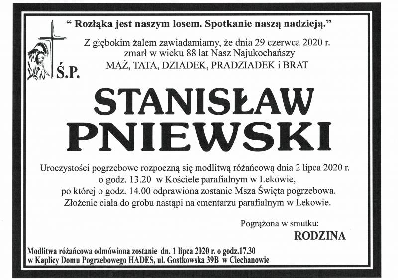STANISŁAW PNIEWSKI