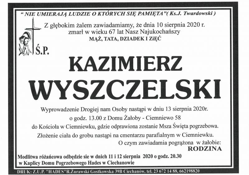 KAZIMIERZ WYSZCZELSKI
