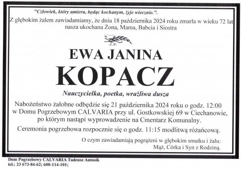 Ewa Janina Kopacz