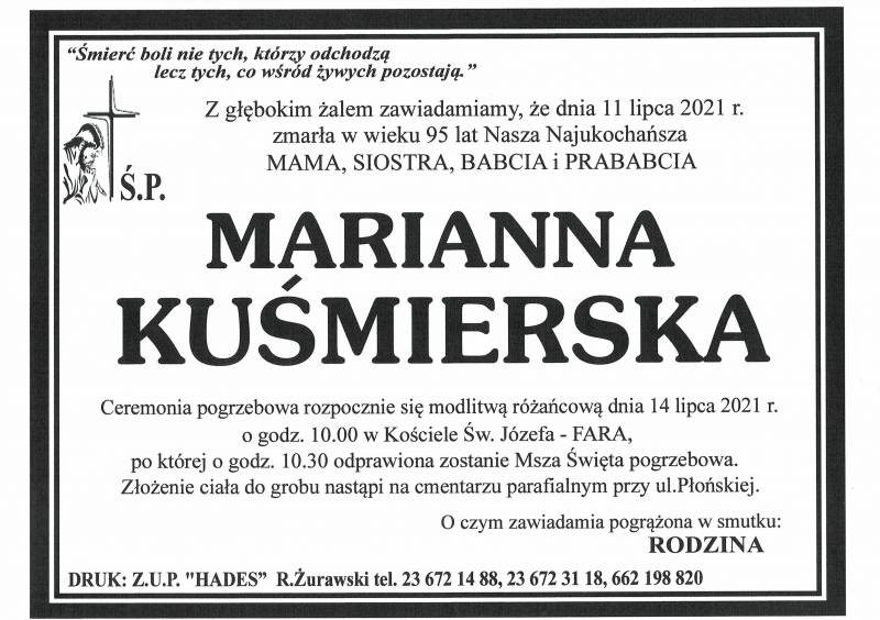 MARIANNA KUŚMIERSKA