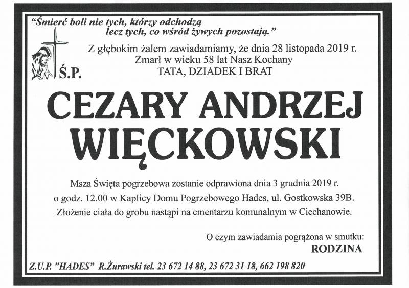 Cezary Andrzej Więckowski