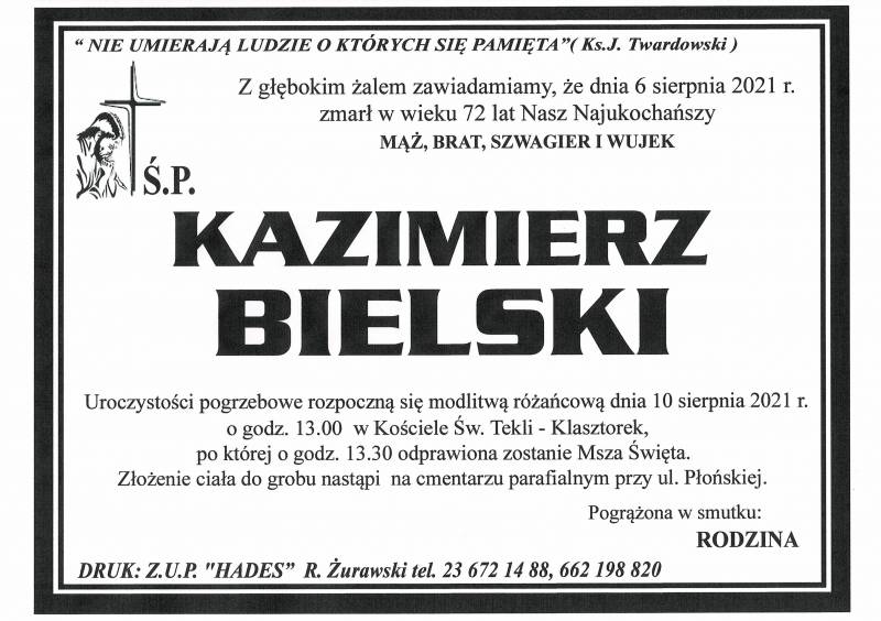 KAZIMIERZ BIELSKI
