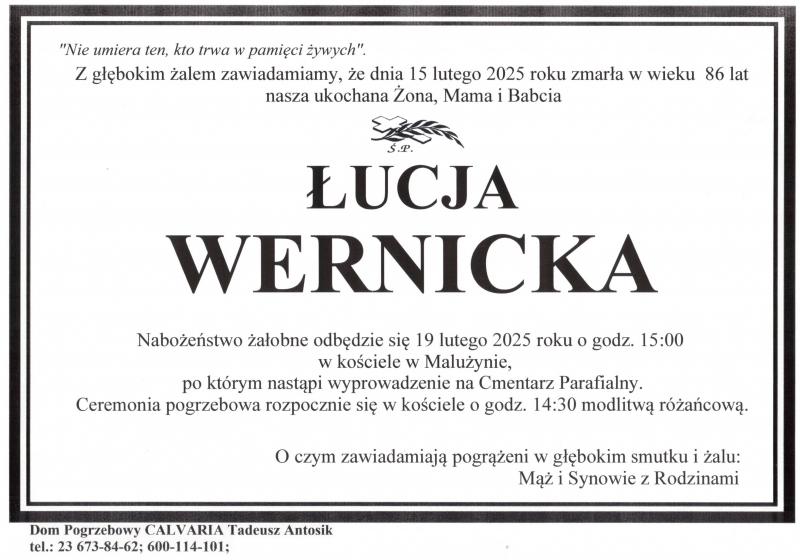 Łucja Wernicka