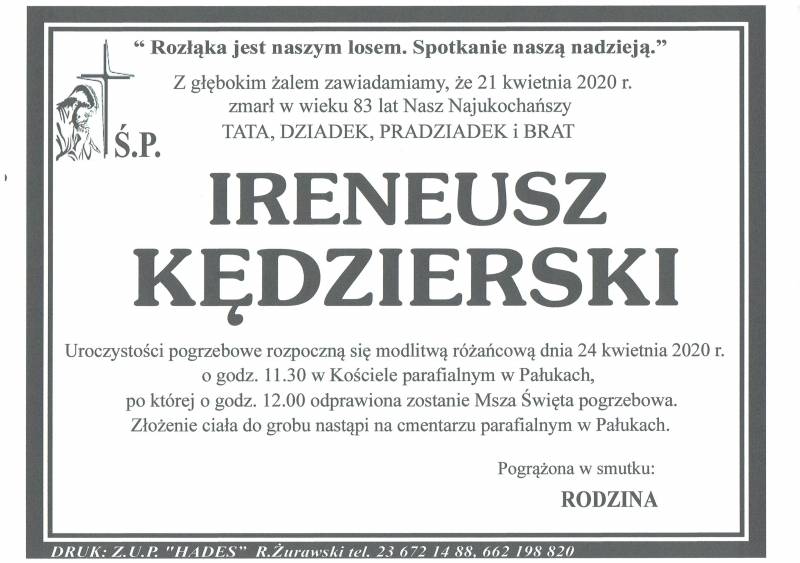 IRENEUSZ KĘDZIERSKI