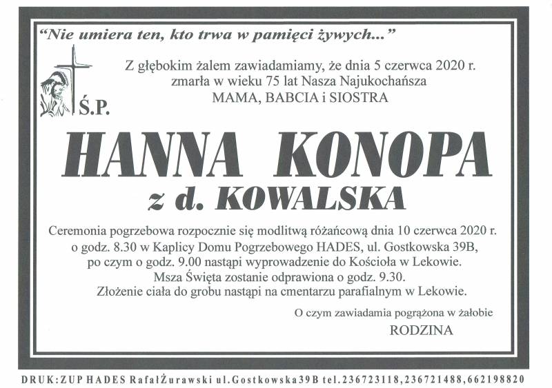 HANNA KONOPA