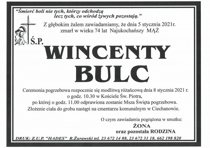 WINCENTY BULC