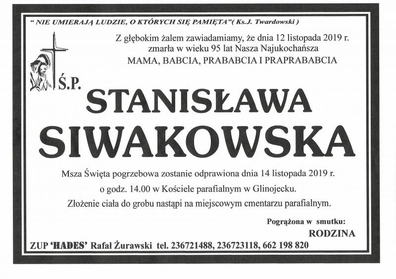 Stanisława Siwakowska